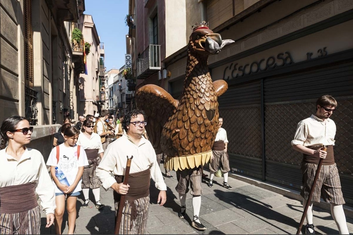 L'Àliga pels carrers de Mataró